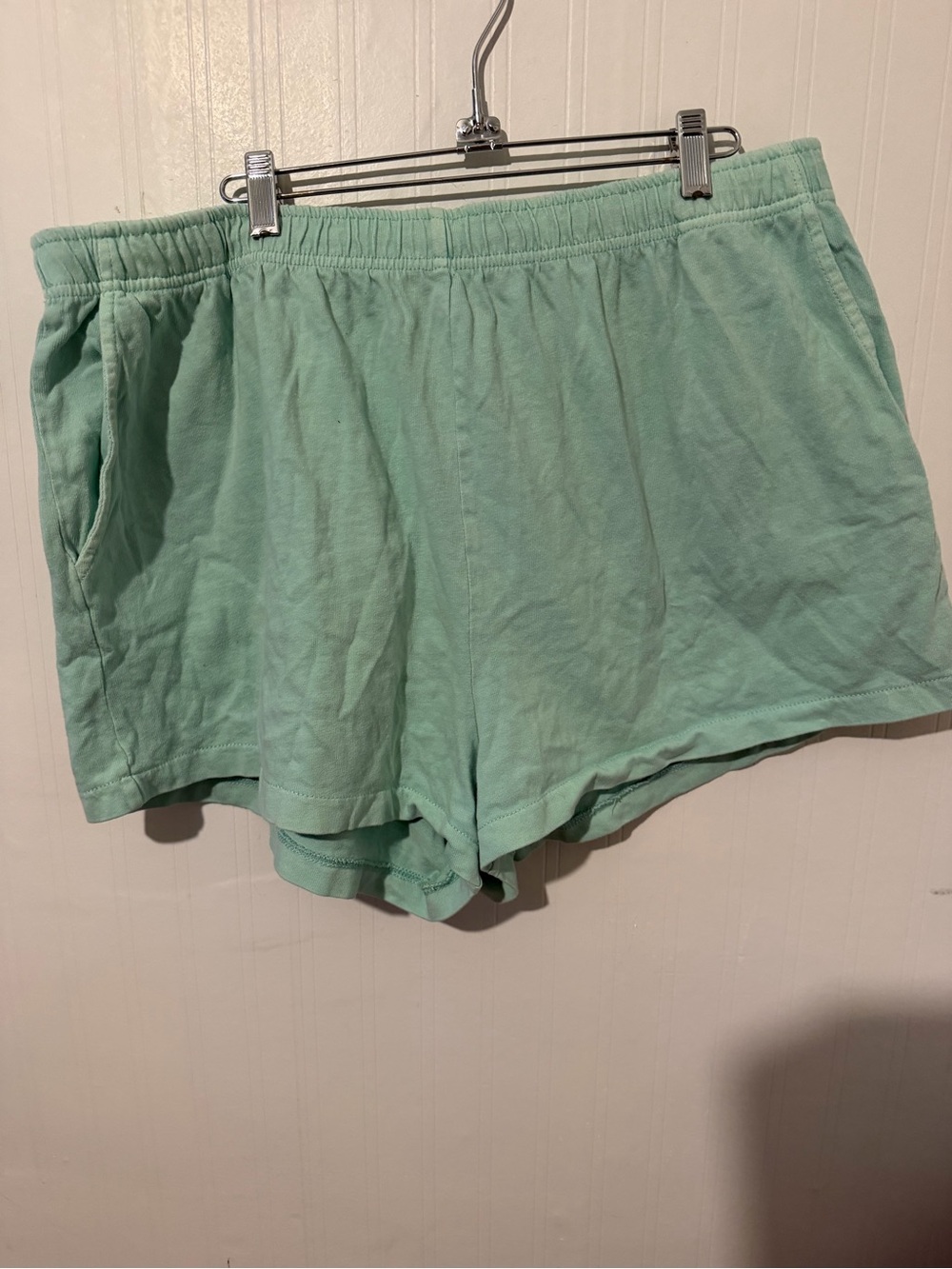 American Eagle Outfitters Mint Green Cotton Lounge Shorts